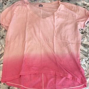 Pink hombre tie-dye shirt